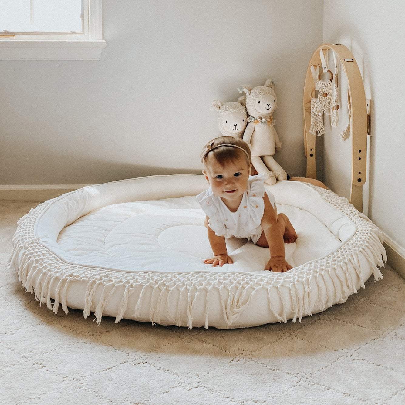 Macrame Round Play Mat