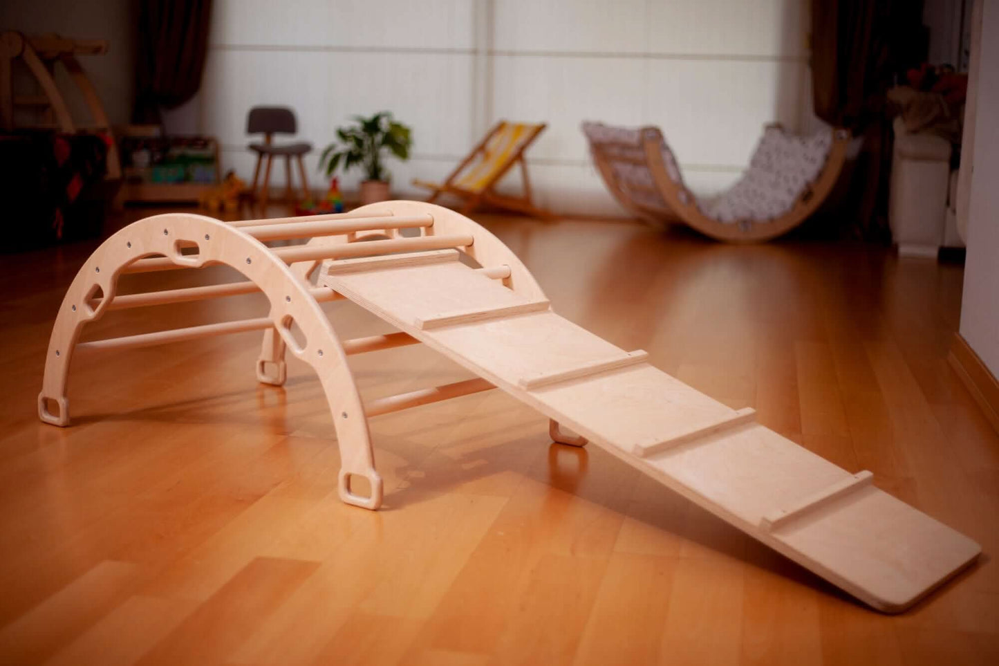 Climbing Arch/Rocker with Pillow & Ramp / Medium Size