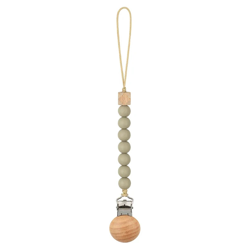 Teething Beads Pacifier Clip